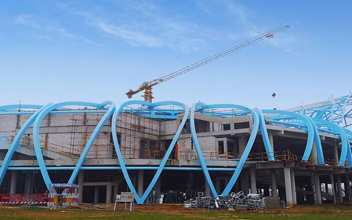 塔机群立！徐工助建安徽新地标